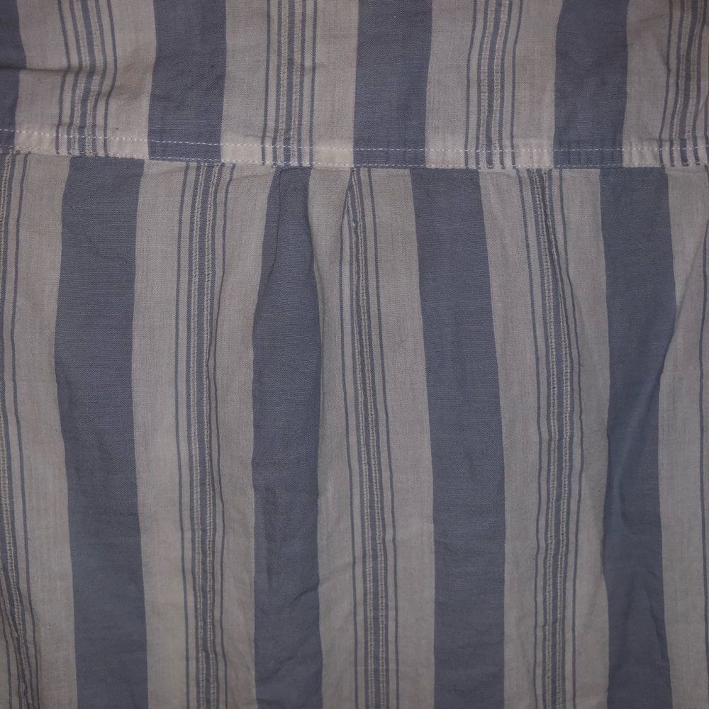 Universal Thread Blue & White Striped Button Down - Picture 9 of 10